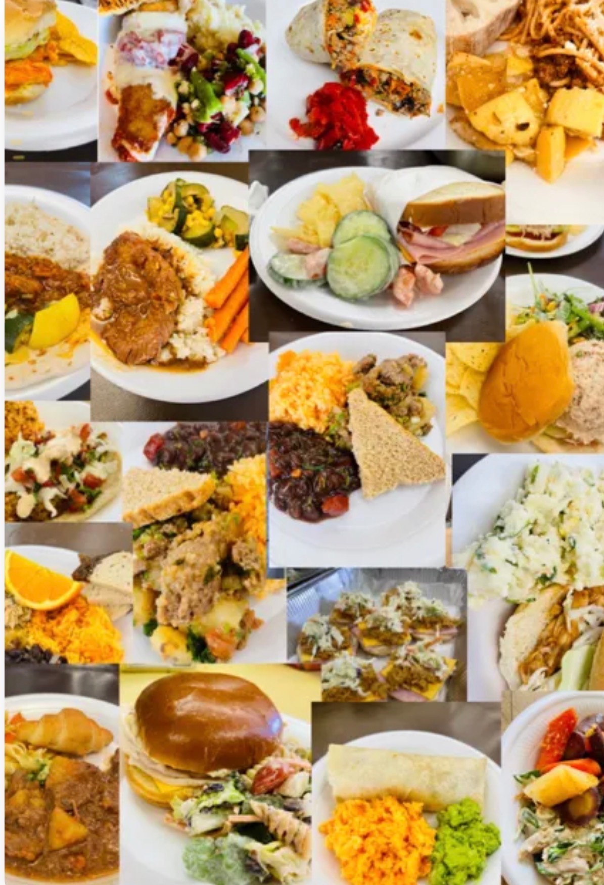 Meals served at Well In The Desert